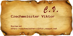 Czechmeiszter Viktor névjegykártya