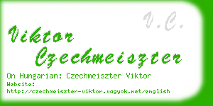 viktor czechmeiszter business card